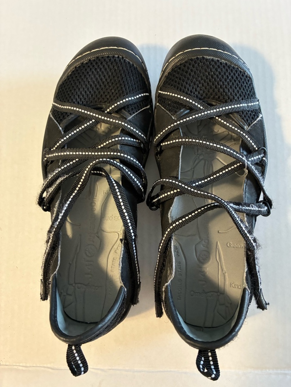 Jambu JBU Genesis Black Sneaker Sandals Women’s size 7 - Picture 5 of 7
